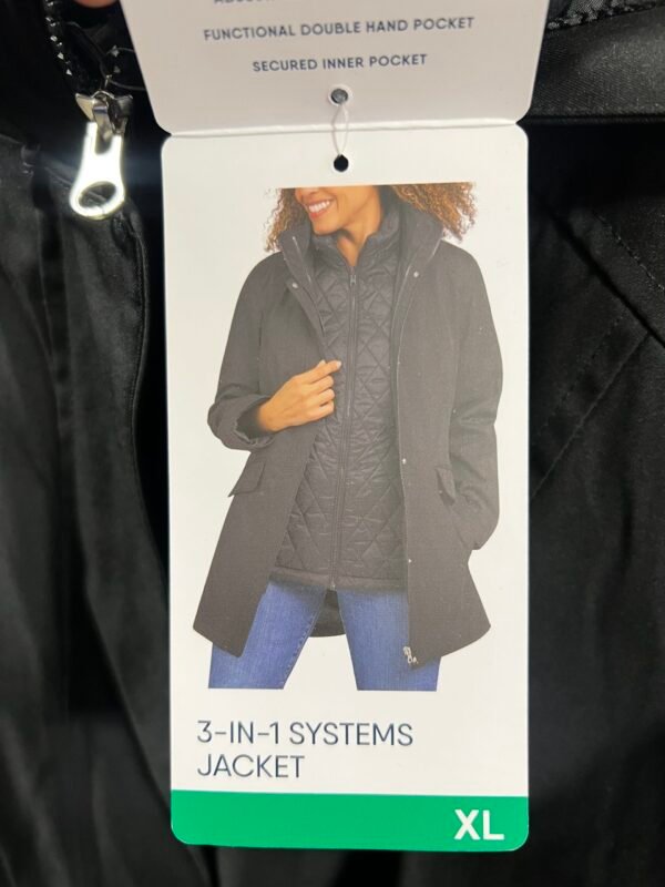 chamarra lands’ end 3 en 1 system jacket impermeable y térmica