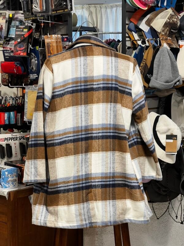 Abrigo Tipo Saco Ashley Outerwear a Cuadros para Uso Urbano