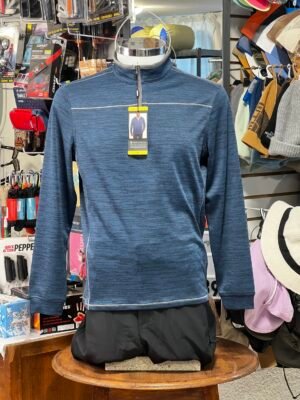 playera performance pebble beach de manga larga con cierre 1/4 zip