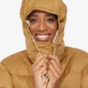 parka acolchada the north face sierra down parka khaki con dwr y windwall™