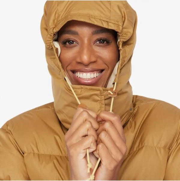 parka acolchada the north face sierra down parka khaki con dwr y windwall™