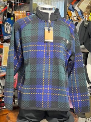 fleece estampado the north face print gl con cierre 1/4 para clima fresco
