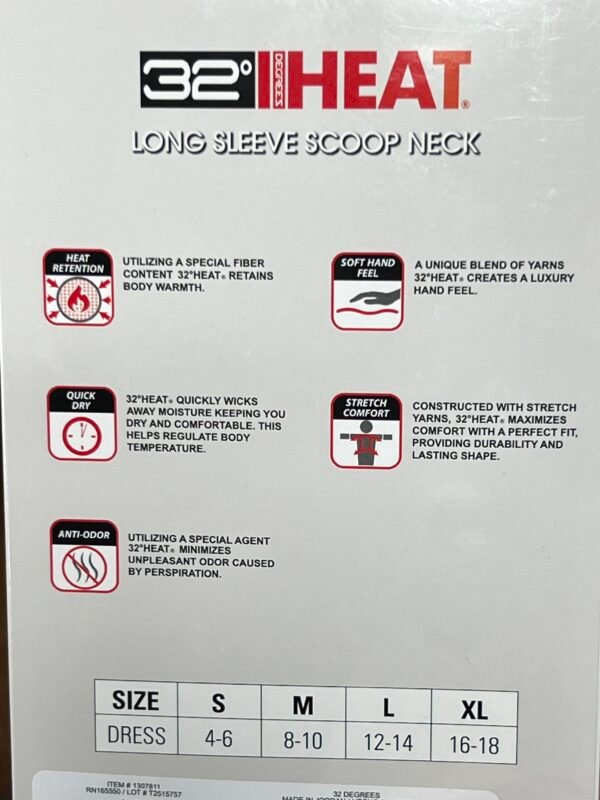 32 heat camiseta térmica manga larga 32 heat camiseta térmica manga larga