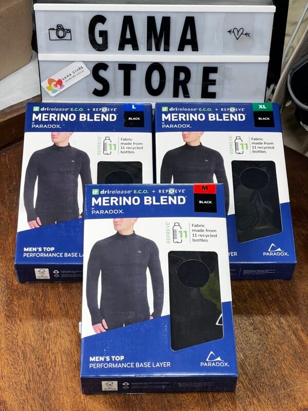 capa base térmica hombre merino blend paradox – performance base layer