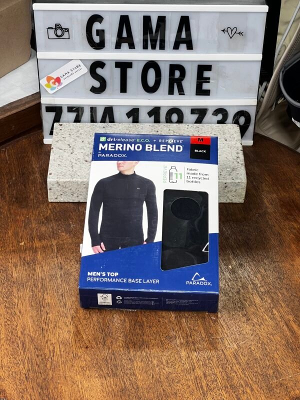 capa base térmica hombre merino blend paradox – performance base layer