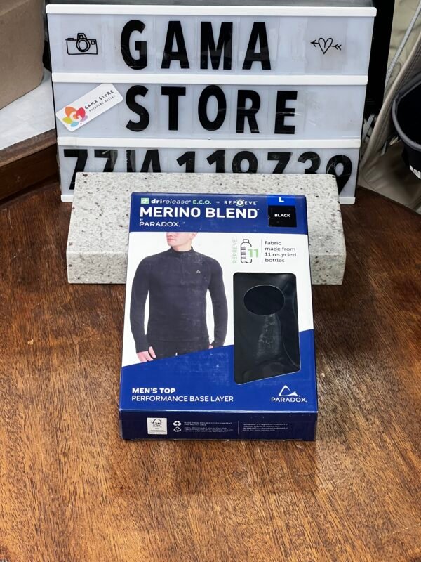 capa base térmica hombre merino blend paradox – performance base layer