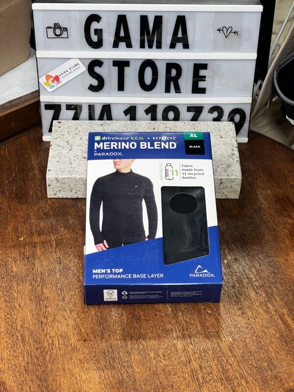 capa base térmica hombre merino blend paradox – performance base layer