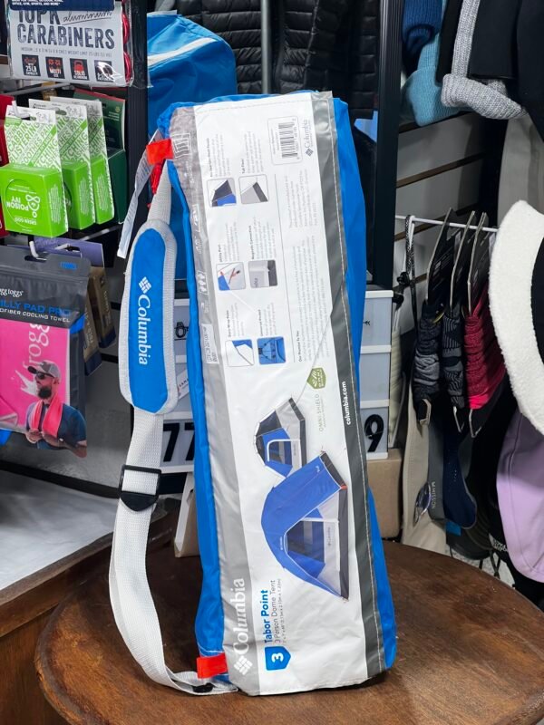 Casa de Campaña Columbia Tabor Point 3 y 4 Personas – Domo 3 Estaciones con Omni-Shield™