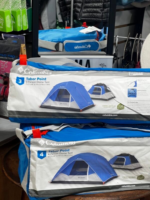 Casa de Campaña Columbia Tabor Point 3 y 4 Personas – Domo 3 Estaciones con Omni-Shield™