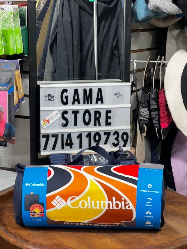 Manta Outdoor Columbia 72 x 72 in – Acolchada Impermeable Portátil