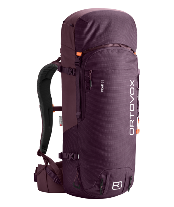 mochila técnica ortovox peak 35l – alpinismo profesional con swisswool