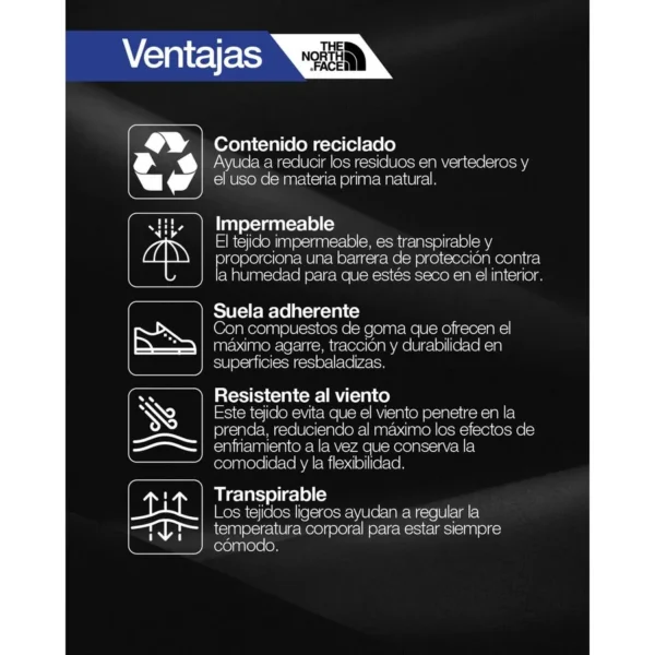 the north face back to berkeley iv wp – bota trekking dryvent™ mujer bordo