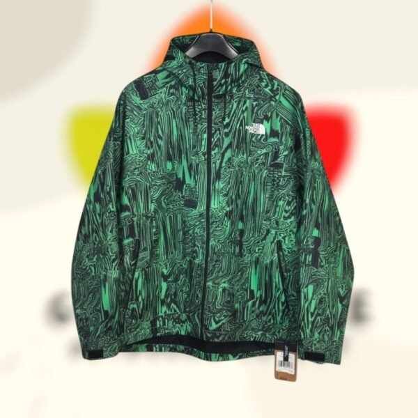 the north face novelty rain hoodie chlorophyll print chamarra hombre xxl.jpg