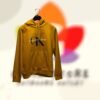 calvin klein jeans hoodie monogram mostaza mujer calvin klein jeans hoodie monogram mostaza mujer