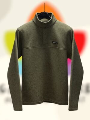 columbia alto pass half snap fleece olive hombre m.jpg