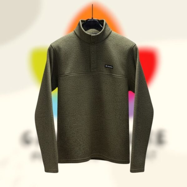 columbia alto pass half snap fleece olive hombre m.jpg