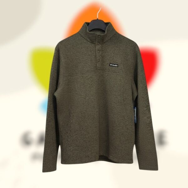 columbia alto pass half snap fleece olive hombre xl.jpg