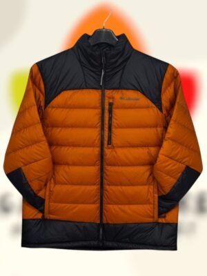 columbia autumn park down jacket aura orange black hombre xl.jpg