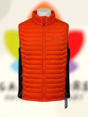 columbia powder pass hybrid vest orange black hombre l.jpg