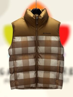 columbia puffect print vest cafe plaid hombre.jpg