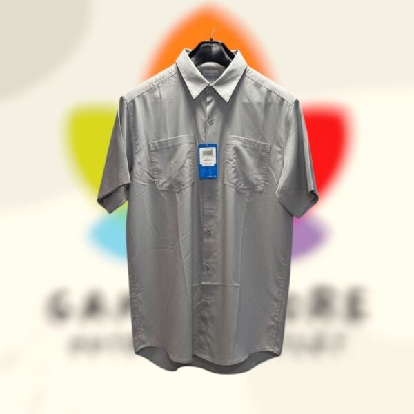 columbia red eagle lake short sleeve shirt gris hombre m.jpg