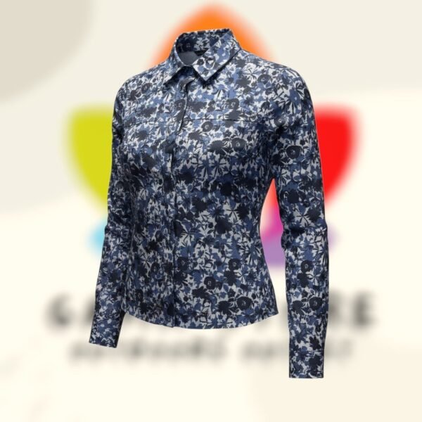 columbia summit valley woven ls shirt azul floral mujer m.jpg columbia summit valley woven ls shirt azul floral mujer m.jpg