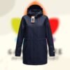 hunter water resistant cotton smock jacket navy mujer m.jpg