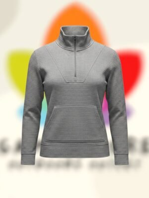 kirkland signature ladies ottoman half zip sweatshirt gris mujer m.jpg kirkland signature ladies ottoman half zip sweatshirt gris mujer m.jpg