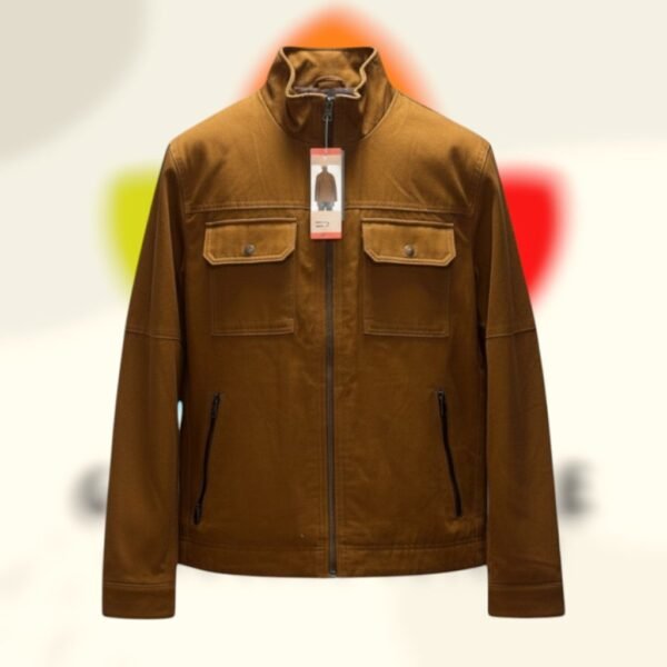 levis stand collar canvas jacket brown hombre m.jpg