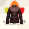 nautica puffer jacket red mujer m.jpg