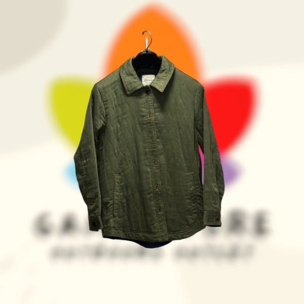 shirt jacket quilted verde olivo mujer shirt jacket quilted verde olivo mujer