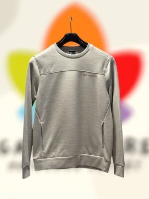 spyder active bonded fleece crew gris claro hombre s.jpg