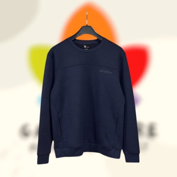 spyder bonded fleece crewneck navy hombre l.jpg