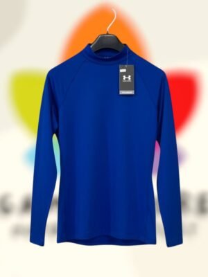 under armour cg authentics mockneck royal blue mujer xl.jpg